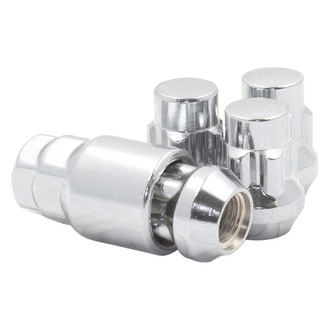 Coyote Accessories® - Chrome Cone Seat Acorn Bulge Wheel Locks