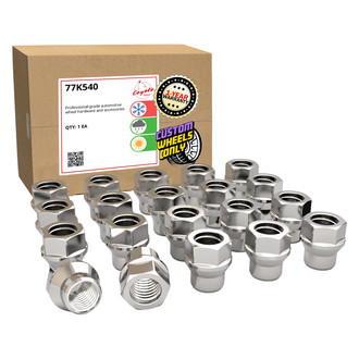 Coyote Accessories® - Zinc E-T/Ultra Seat Bulge Open End Lug Wheel Installation Kit