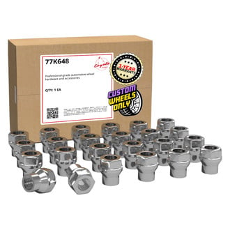 Coyote Accessories® - Zinc E-T/Ultra Seat Bulge Open End Lug Wheel Installation Kit