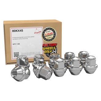 Coyote Accessories® - Chrome Mag Seat OE Style Ford Lug Wheel Installation Kit