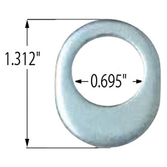 Coyote Accessories® - Zinc Keystone Off Center Washer
