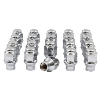 Coyote Accessories® - Chrome Shank Seat Cragar SST Lug Wheel Installation Kit