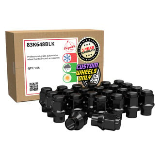 Coyote Accessories® - Black E-T/Ultra Seat Bulge Lug Wheel Installation Kit