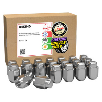 Coyote Accessories® - Chrome Cone Seat Acorn Lug Wheel Installation Kit