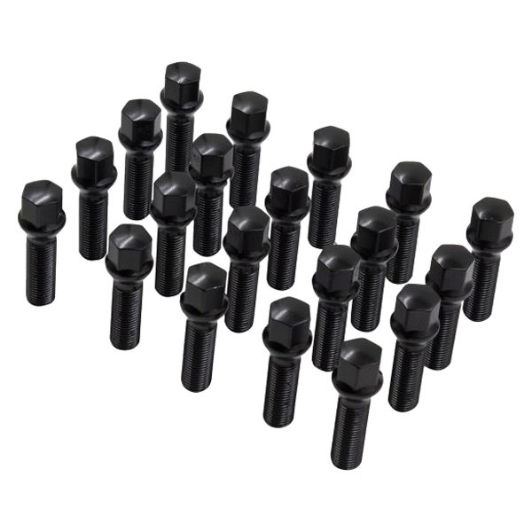 Coyote Accessories® - Black Cone Seat Bolt Lug Wheel Installation Kit