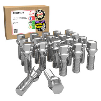 Coyote Accessories® - Cone Seat Bolt Lug Wheel Installation Kit w/o Valve Stems