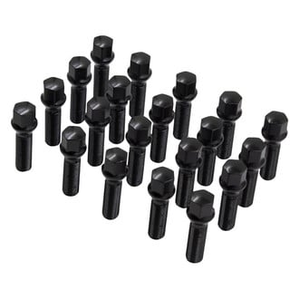 Coyote Accessories® - Black Cone Seat Bolt Lug Wheel Installation Kit w/o Valve Stems