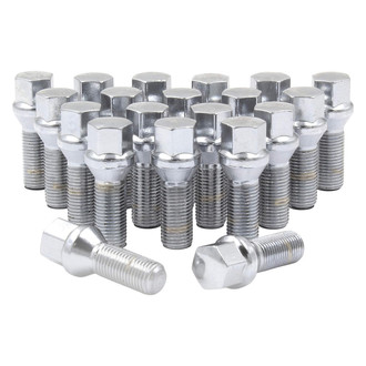 Coyote Accessories® - Chrome Cone Seat Bolt Lug Wheel Installation Kit