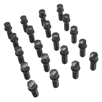 Coyote Accessories® - Black Cone Seat Bolt Lug Wheel Installation Kit
