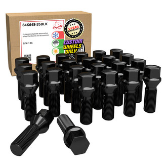 Coyote Accessories® - Black Cone Seat Lug Wheel Installation Kit