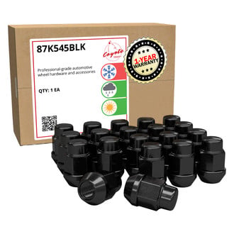 Coyote Accessories® - Cone Seat Acorn Bulge Lug Wheel Installation Kit w/o Valve Stems