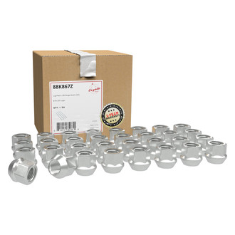 Coyote Accessories® 88K867 - Chrome Cone Seat OE Style Acorn Bulge Lug Wheel Installation Kit w/o Valve Stems