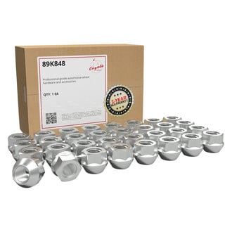 Coyote Accessories® 89K848 - Black Cone Seat Acorn Bulge Open End Lug Wheel Installation Kit