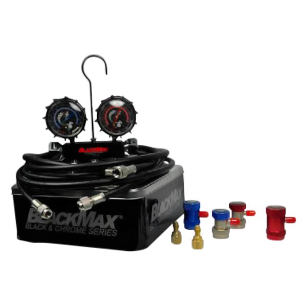 CPS® MAID8QDL BlackMax™ R1234yf, R134a Dual Manifold Gauge Set with