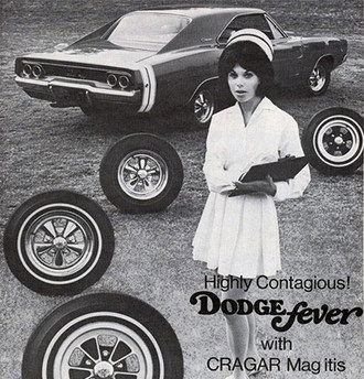 1970. Cragar introduced its magnesium “Mag” Wheels, designed specifically for high performance use 