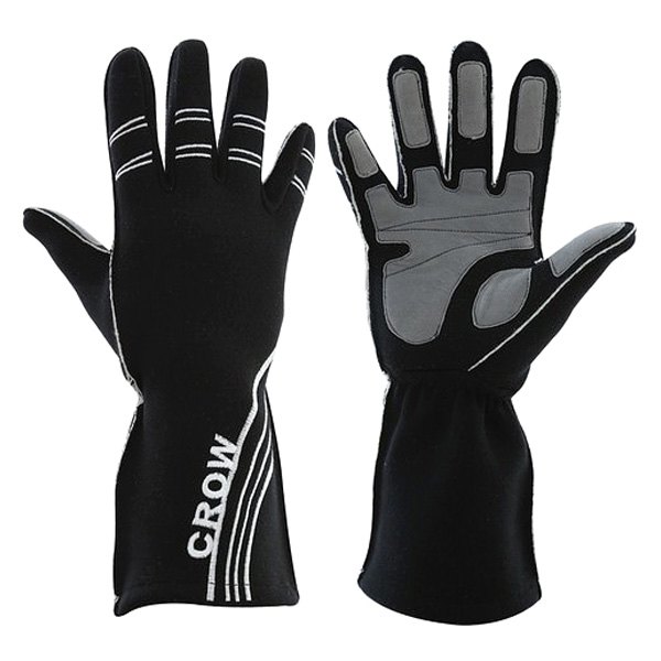 Crow Enterprizes® - All Star Series Black M Racing Gloves