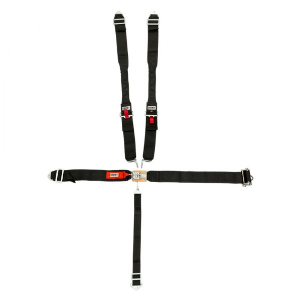 Crow Enterprizes® - 3" Latch and Link Bolt Ratchet Belts, Black
