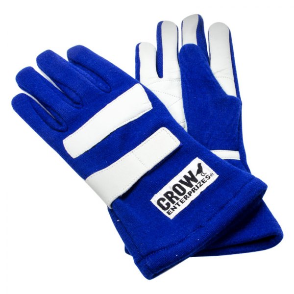 Crow Enterprizes® - Nomex Series Blue M Double Layer Standard Gloves