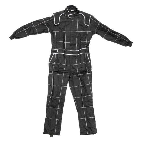 Crow Enterprizes® - Quilted Proban Black M Double Layer Driving Suit
