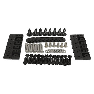 Crown® - Front Driver or Passenger Side Fender Flare Hardware Set