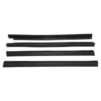 Crown® - Front Inner and Outer Driver and Passenger Side Door Window Belt Weatherstrip Kit