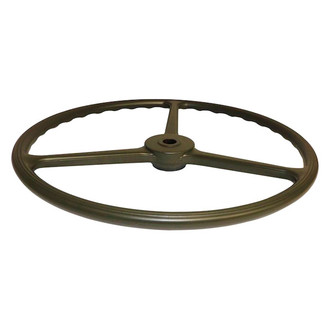 Crown® - 3-Spoke Steering Wheel with Green Grip
