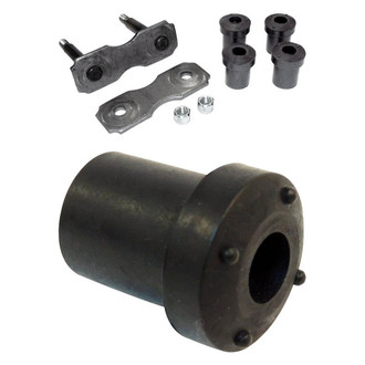 Crown® - Front Leaf Spring Shackle and Bushing Kit