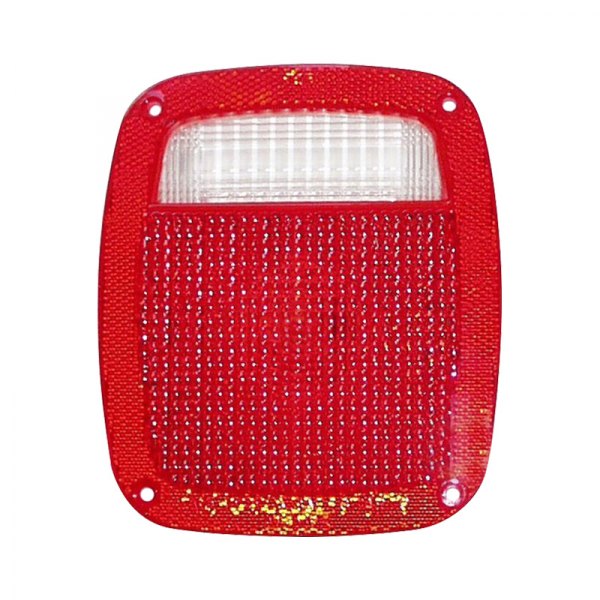 Crown® - Driver Side Replacement Tail Light Lens, Jeep Wrangler