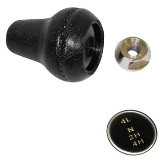 Crown® - Black Transfer Case Shift Knob Kit