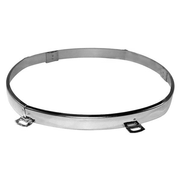 Crown® - Driver and Passenger Side Chrome Headlight Retaining Ring