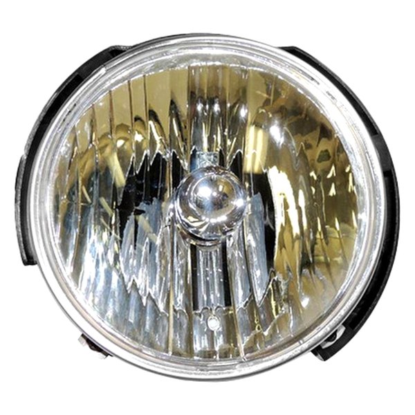 Crown® - Replacement 7" Round Chrome Composite Headlight