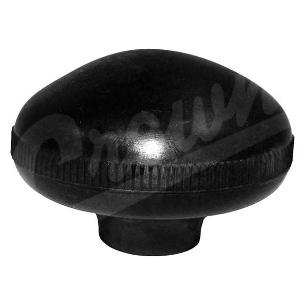 Crown® - Manual Ball Style Black Gear Shift Knob