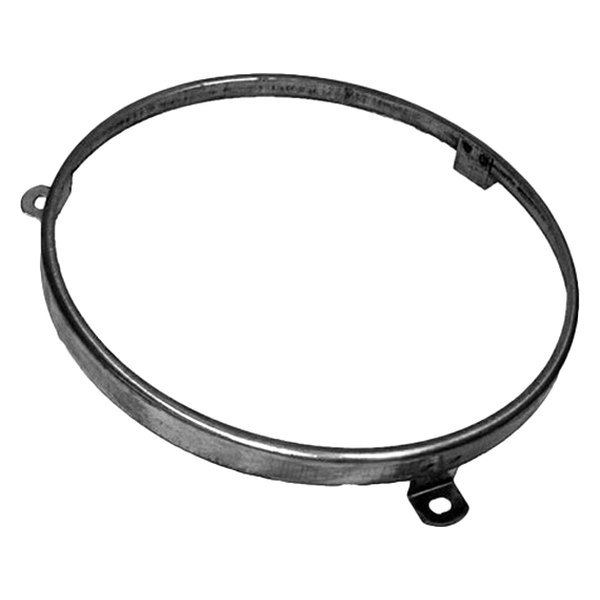 Crown® - Driver and Passenger Side Chrome Headlight Retaining Ring