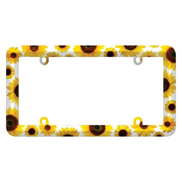 Cruiser® - Bold Graphics Sunflowers Style License Plate Frame