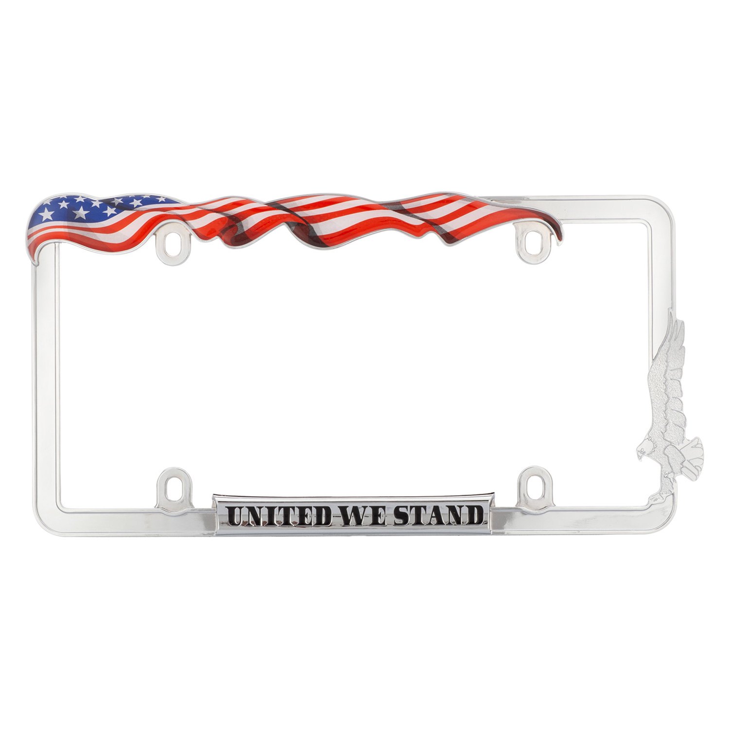TURKISH Country with Flag Steel License Plate Frame Ch 
