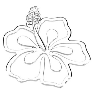 3D-Cals "Hibiscus" Emblem