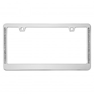 Cruiser Accessories 15530 Neo Diamondesque License Plate Frame Chrome