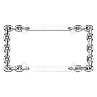 Cruiser® - Chain Style Chrome License Plate Frame