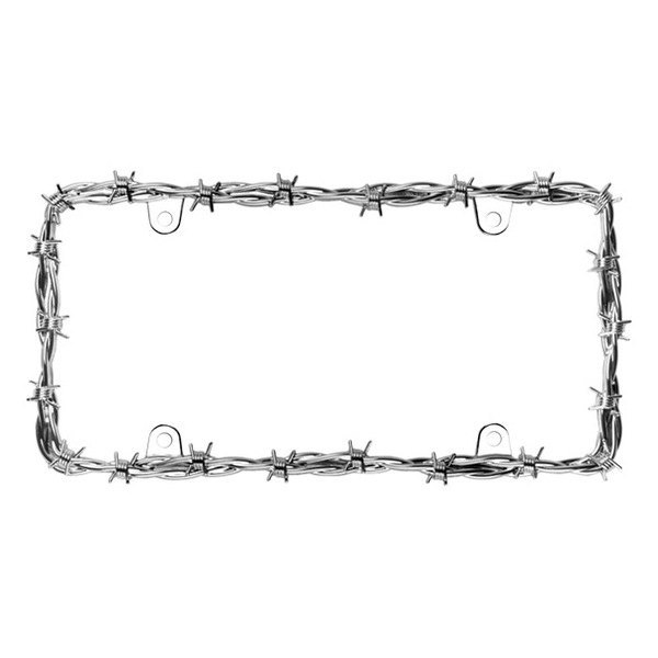 Cruiser® - Barbed Wire II Style License Plate Frame