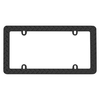 Cruiser® - Diamond Style Matte Black License Plate Frame