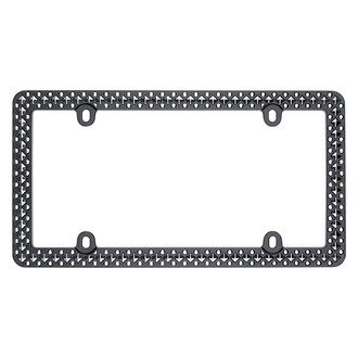 Cruiser® - Defender Style Matte Black / Chrome License Plate Frame
