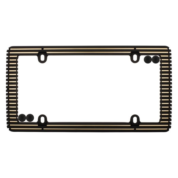 Cruiser® - Billet Style License Plate Frame with Fastener Caps