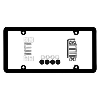 Cruiser® - Ultimate Tuf Clear Bubble Shield and Black License Frame Kit with Fasteners