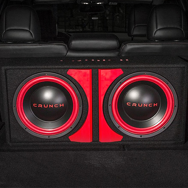 Crunch® - Dual Sealed Powered Subwoofer Enclosure