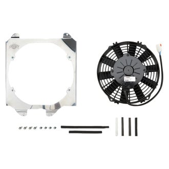 CSF® - Aluminum Fan Shroud with 12" High Performance Spal Fan