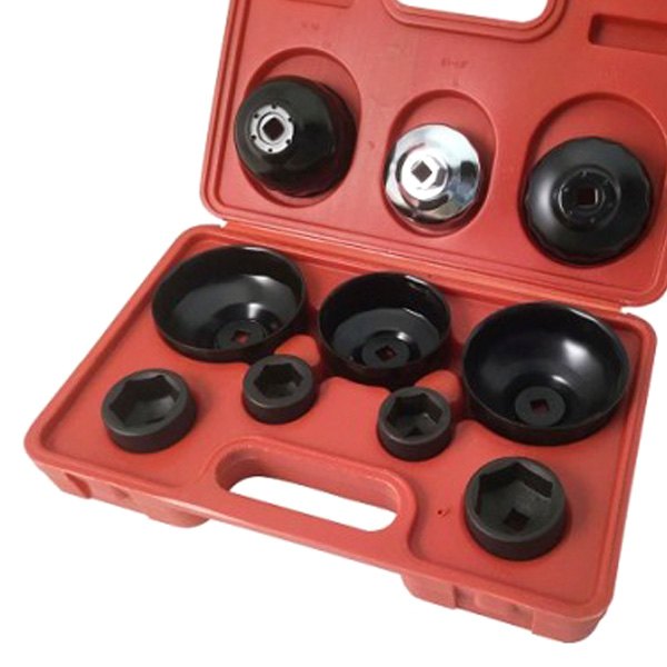 CTA® - 10-piece Cap Style Oil Filter Wrench Set