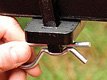 Adjustable brackets provide fixed support unlike spring bar chain models