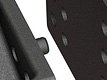 Alignment pegs and easy-access bolts for simple leg-to-body attachment