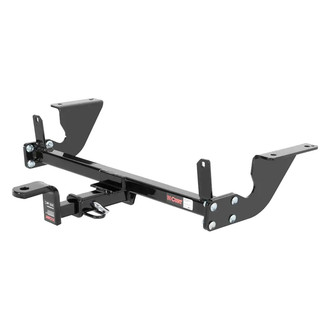 CURT® - Class 1 Square Concealed Trailer Hitch with 1-1/4" Receiver Opening (With Standard Ball Mount Insert, 2000/200 Weight Capacity)