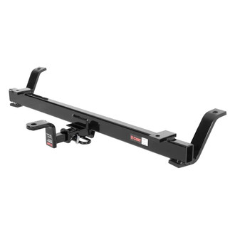 CURT® - Class 1 Square Concealed Trailer Hitch with 1-1/4" Receiver Opening (With Standard Ball Mount Insert, 2000/200 Weight Capacity)